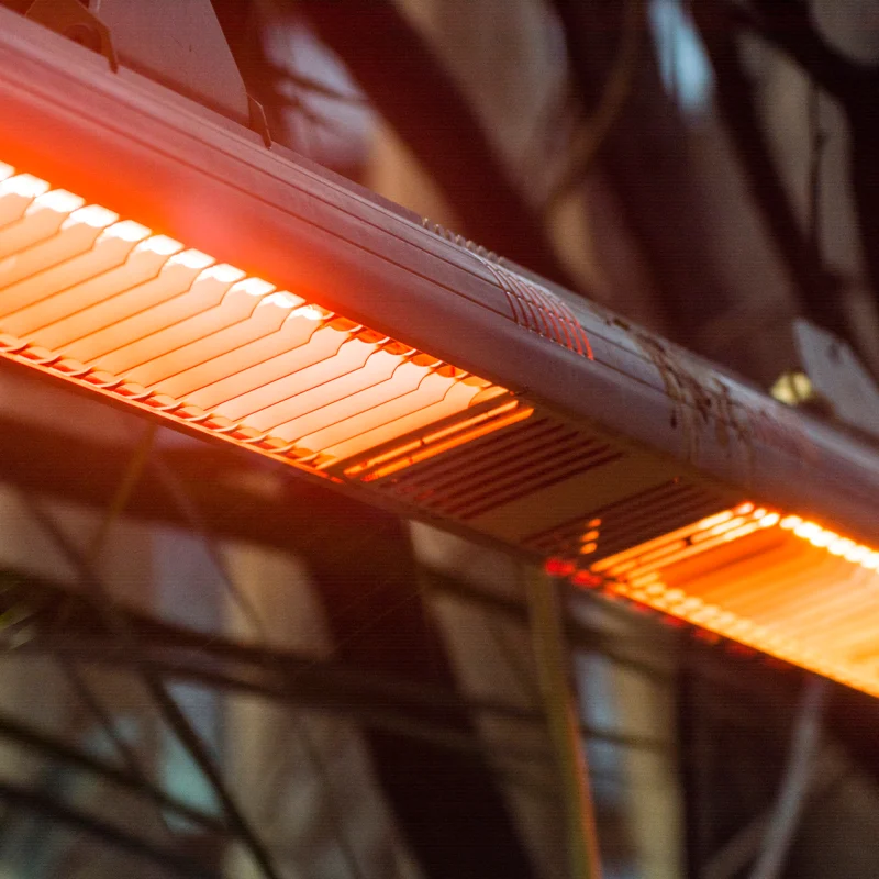 Riscaldatore elettrico a infrarossi sospeso per il riscaldamento di eventi, capannoni e cantieri